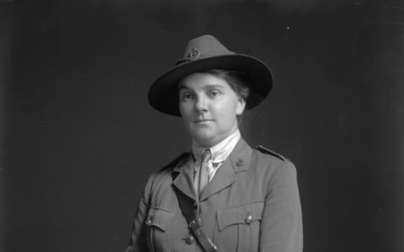Captain Elizabeth Catherine Gunn. S P Andrew Ltd :Portrait negatives. Ref: 1/1-014009-G. Alexander Turnbull Library, Wellington, New Zealand. /records/22766391