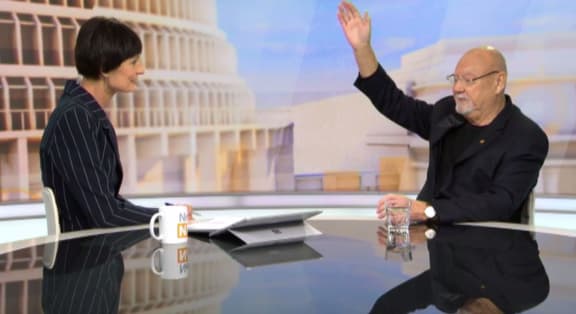 Sir Ray Avery on Newshub Nation earlier this month, accusing Helen Clark of grandstanding.