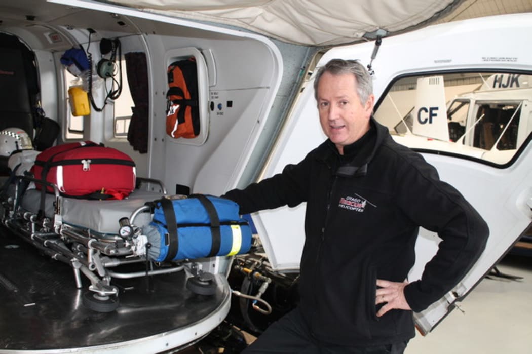 Paramedic Doug Flett has worked for the Otago Helicopter Rescue Trust for 21 years.