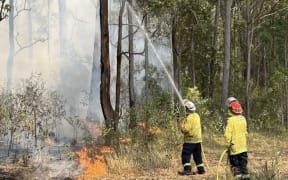 The Bulahdelah fire has burnt through 3,400 hectares of the Myall Lakes National Park.