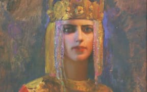 The Blond Isolde, painting by Gaston Bussiere