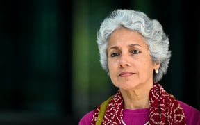 World Health Organization's chief scientist Soumya Swaminathan looks on during an interview with AFP in Geneva on May 8, 2021.