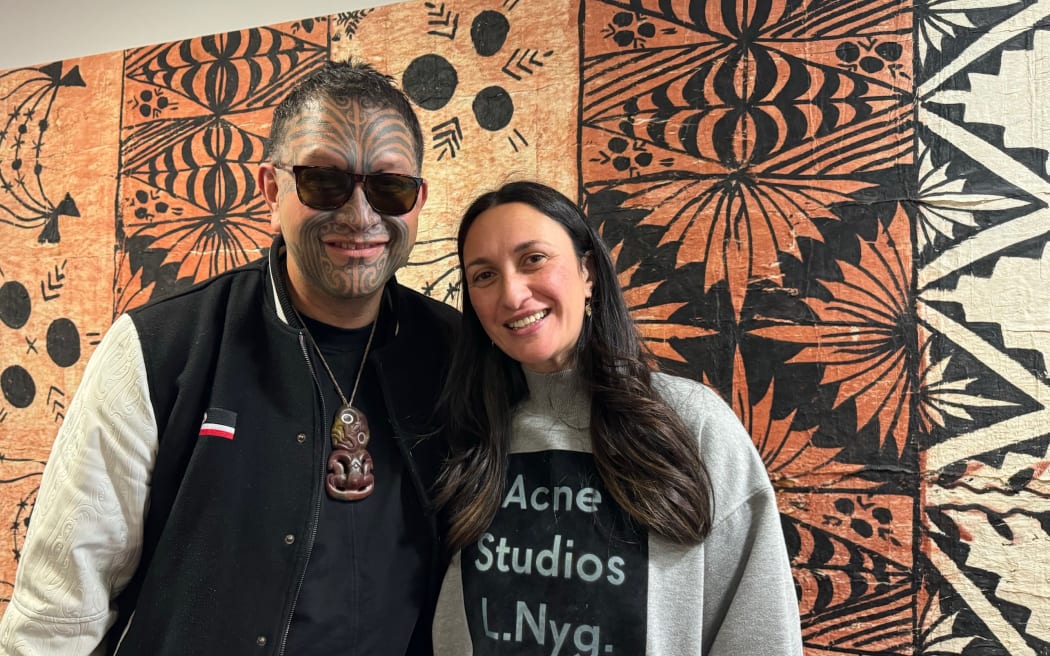 Rob Ruha and Kara Rickard at RNZ