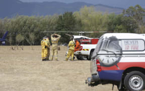 The command center in Redwood Valley