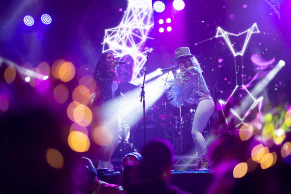 Splore festival at Tāpapakanga Regional Park, Auckland.