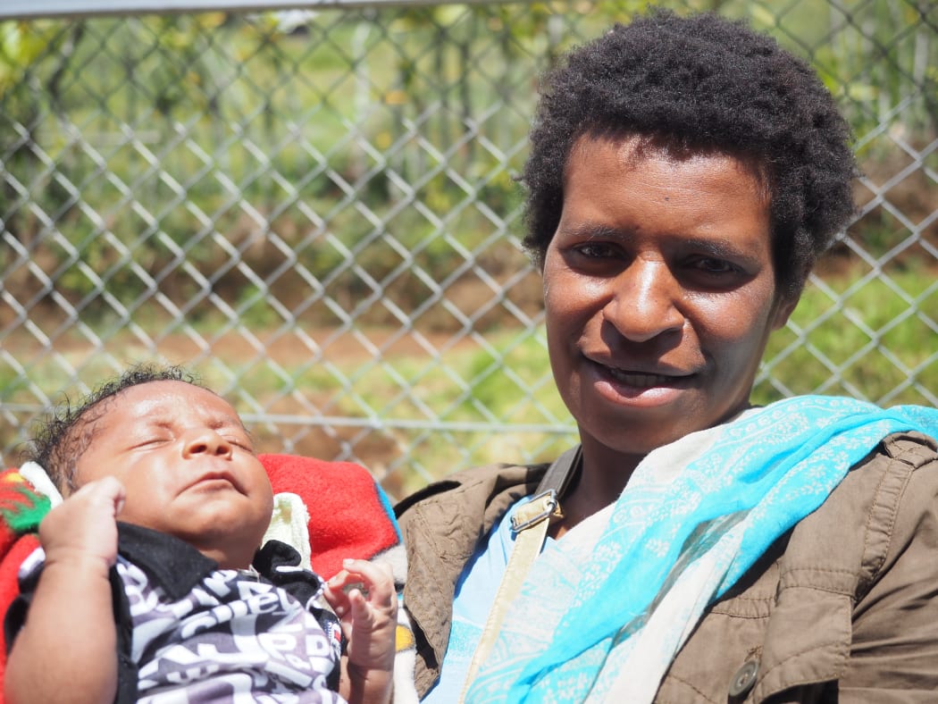 mother and baby in PNG