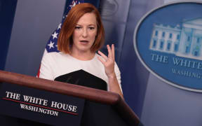 White House Press Secretary Jen Psaki announces that the United States will not be sending any government officials to the 2022 Winter Olympics in Beijing due to China's human rights abuses in the Xinjiang region.