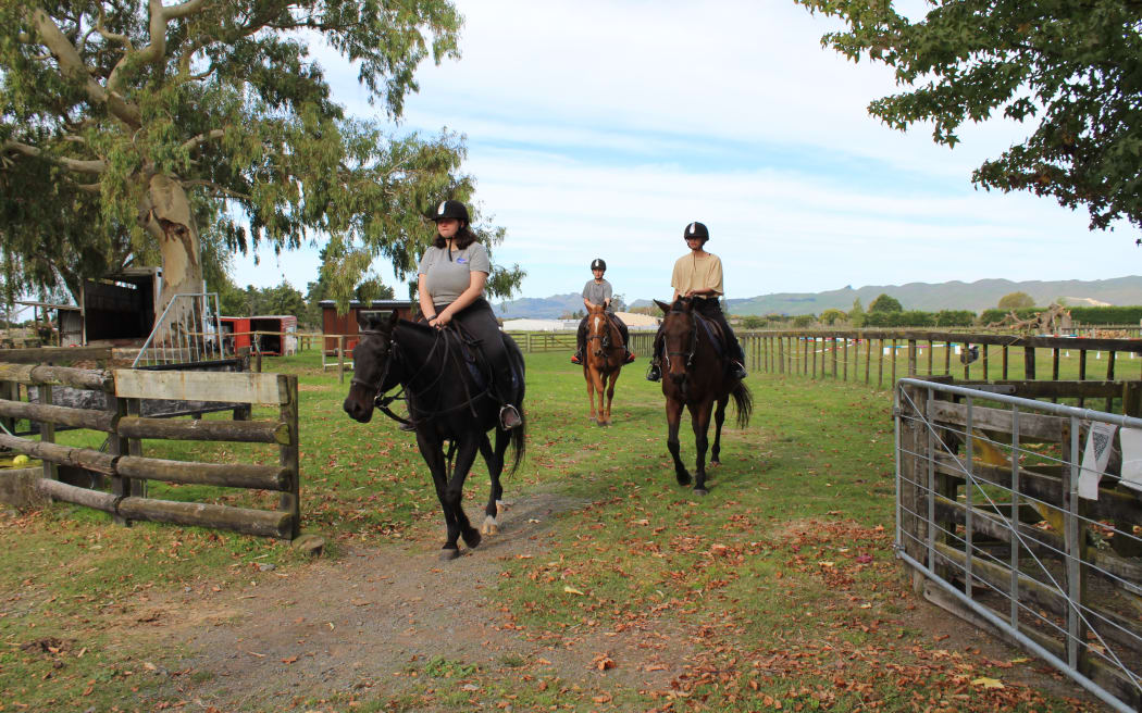 Students on the Birchleigh Polo Club programme