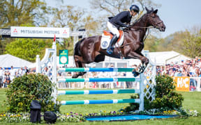 The 2018 Title Winner: NZL-Jonelle Price rides Classic Moet during the CCI4* Showjumping. Mitsubishi Motors Badminton Horse Trials, Gloucestershire, Great Britain. Sunday 6 May. Copyright Photo: Libby Law Photography