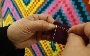 Tivaevae sewing