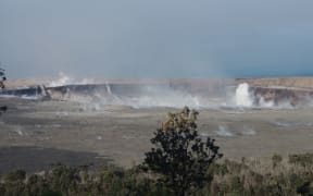 Halema`uma`u Crater on June 13, 2018