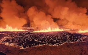 The Reykjanes volcano in southwest Iceland began erupting on Monday 18 December, 2023.