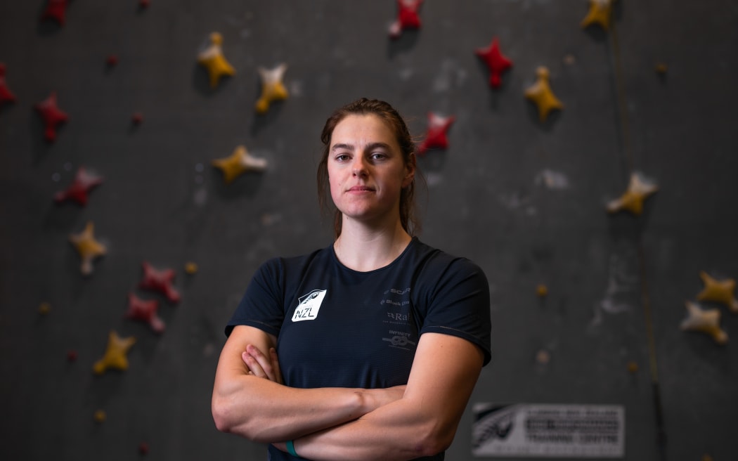 Olympic speedclimber Sarah Tetzlaff