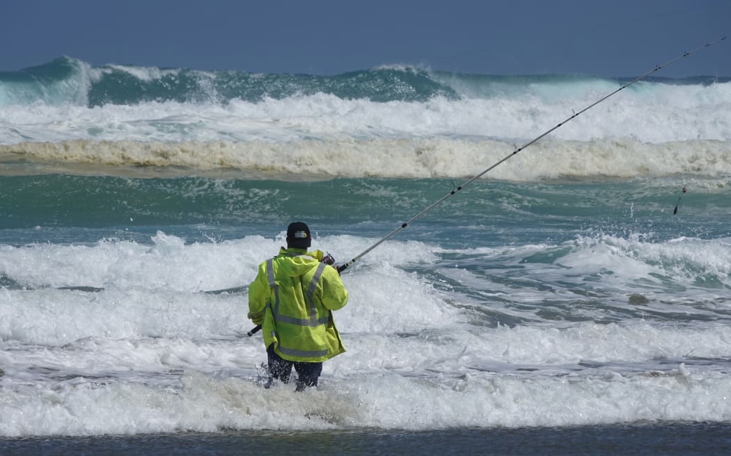 There’s no staying dry when you’re competing in the Snapper Bonanza.