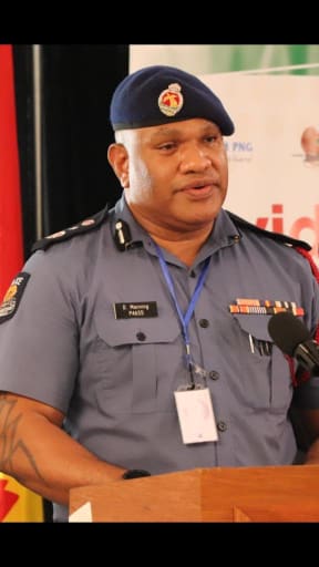 David Manning, PNG's State of Emergency Controller and Police Commissioner.