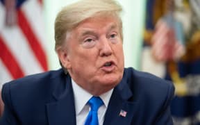 US President Donald Trump speaking on 6 May 2020