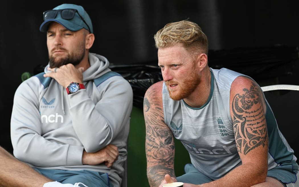 England coach Brendon McCullum and captain Ben Stokes.