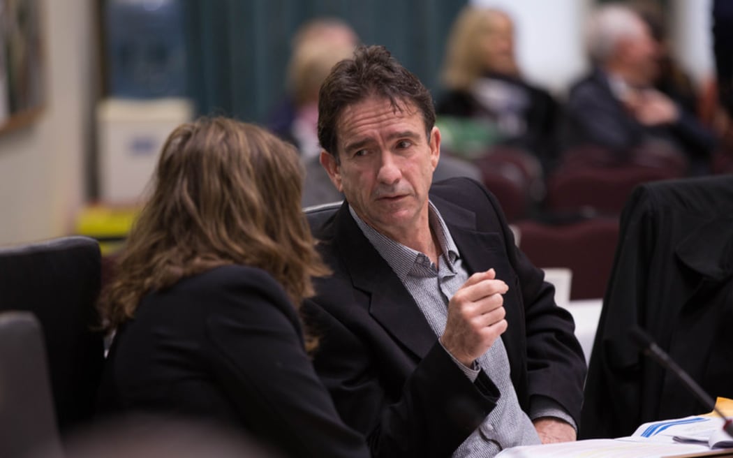 John Watson at a Council meeting about the Unitary Plan. 10 August 2016.