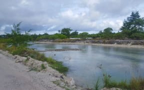 View of tidal inlet
