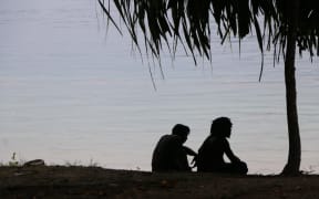 Shoreline at Tinputz, Bougainville.