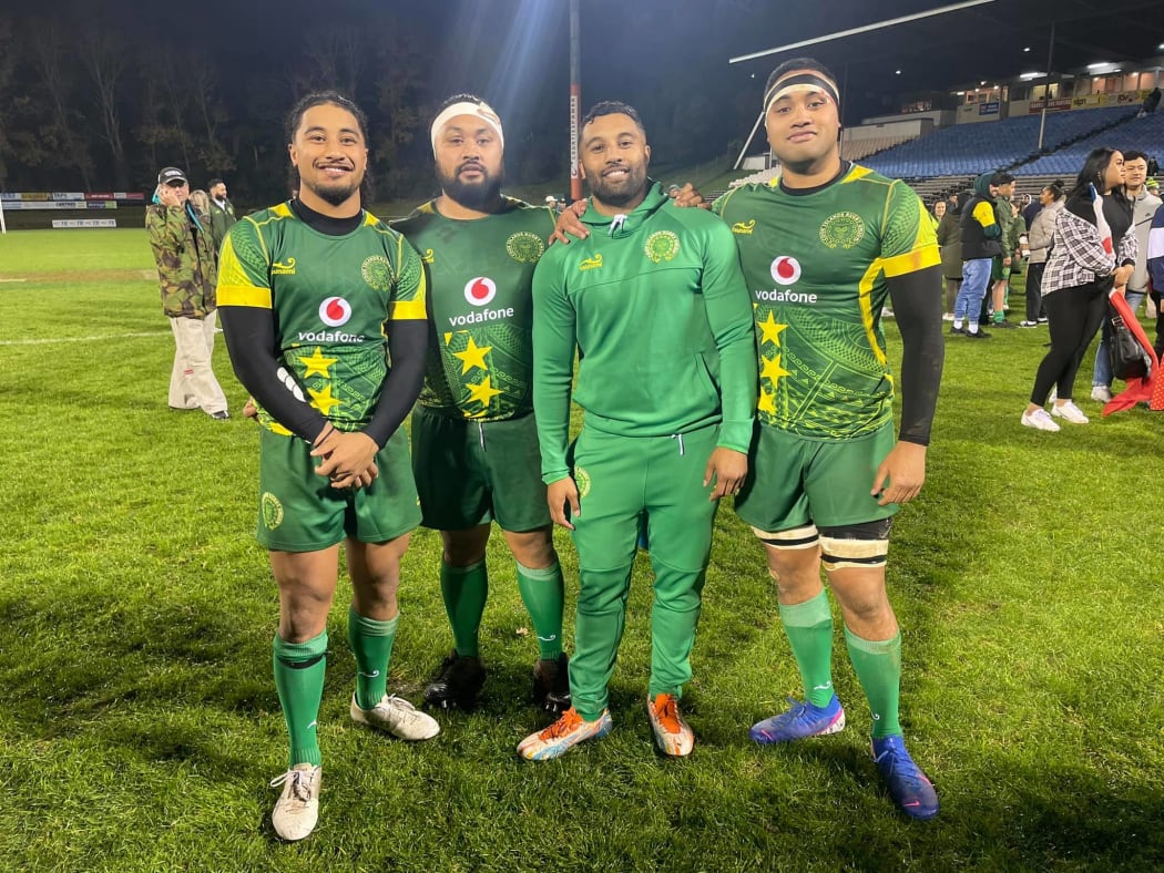 Sopoaga brothers Toka, Zeke, Lima and Tupou.
