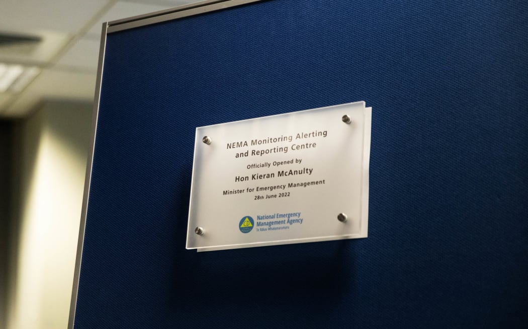 NEMA 24/7 monitoring centre plaque