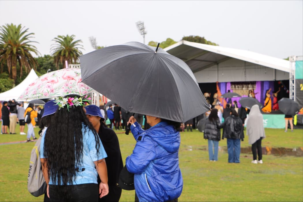 Spectators at the Diversity Stage.