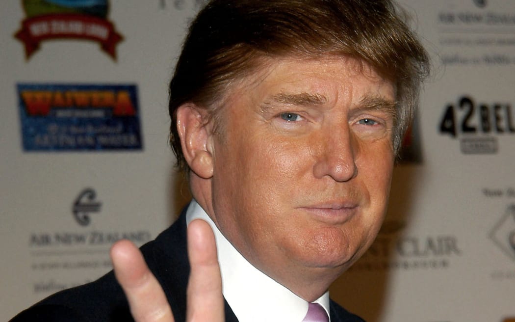BEVERLY HILLS, CA - FEBRUARY 27:  Businessman Donald Trump attends The Third Annual Celebration of New Zealand Filmmaking and Creative Talent Dinner at The Beverly Hills Hotel on February 27, 2004 in Beverly Hills, Ca. .  (Photo by Stephen Shugerman/Getty Images) *** Local Caption *** Donald Trump (Photo by Stephen Shugerman / Getty Images North America / Getty Images via AFP)