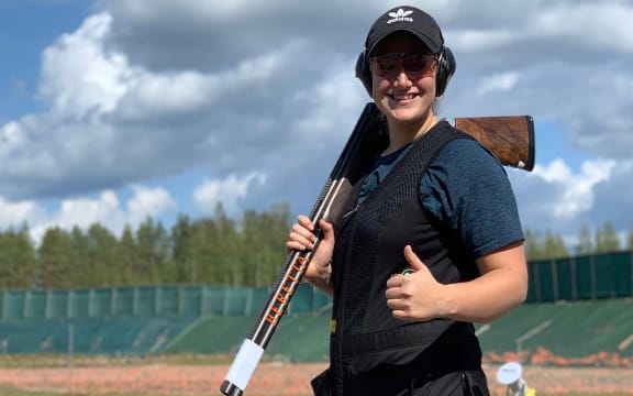 Olympic shooter Chloe Tipple.