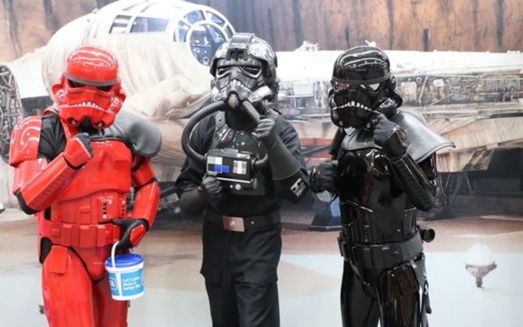 Star Wars cosplayers at the Christchurch Armageddon show.
