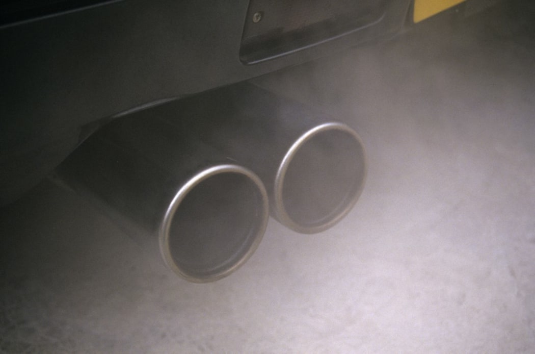 Automobile pollution escaping from a muffler France.

Biosphoto / Oliv (Photo by Oliv / Biosphoto / Biosphoto via AFP)