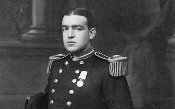 Sir Ernest Shackleton wearing The Polar Medal.