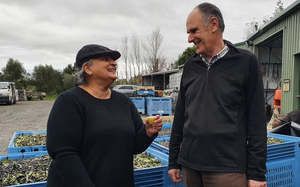 Nalini and Colin Baruch of Lot 8