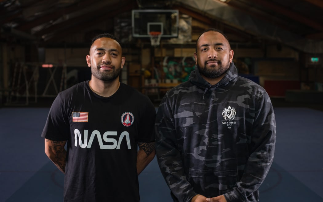 Brothers Sione (left) and Josiah Maama (right).