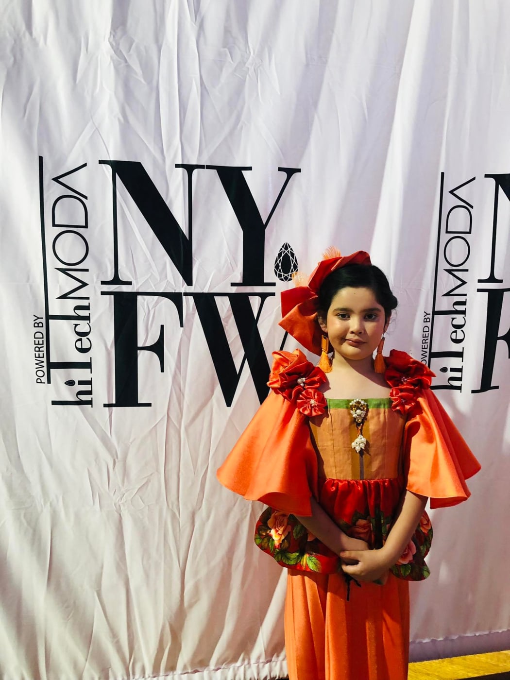 Sarah Young at NY Fashion Week.
