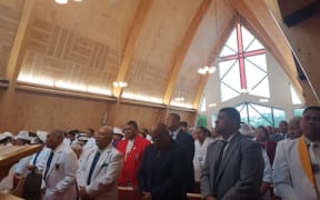 Inside the Tuvalu Christian Church, Henderson