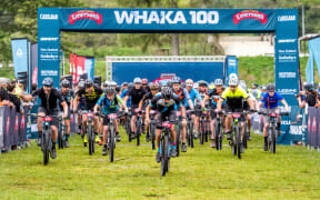 The Whaka 100 mountain biking event in 2020.
