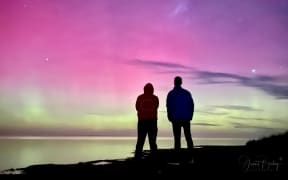 Grant Birley took these photos of the aurora, from Lake Ellesmere, on Sunday 1 June, 2025.