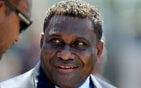 Solomon Islands Prime Minister Gordon Darcy Lilo.