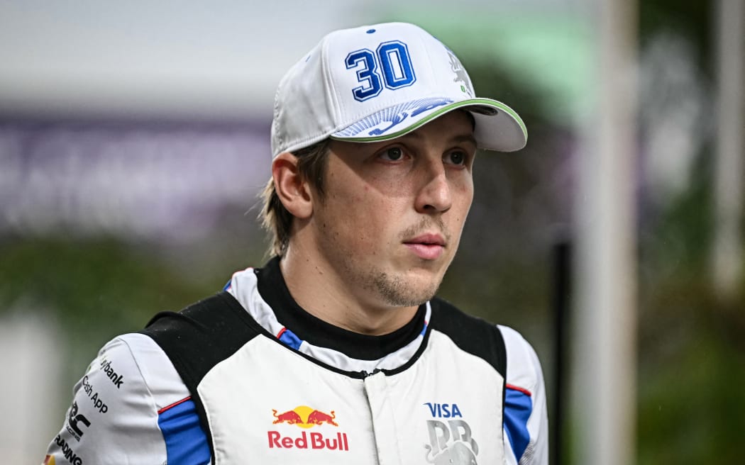 RB's New Zealander driver Liam Lawson