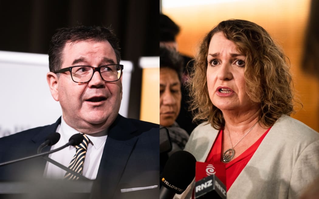 Finance Minister Grant Robertson and Education Minister Jan Tinetti.