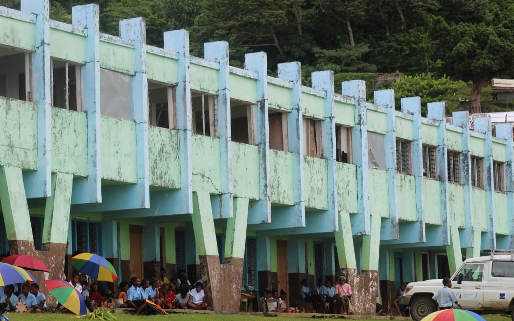 boys dormitory with no louvers since cyclone Harold