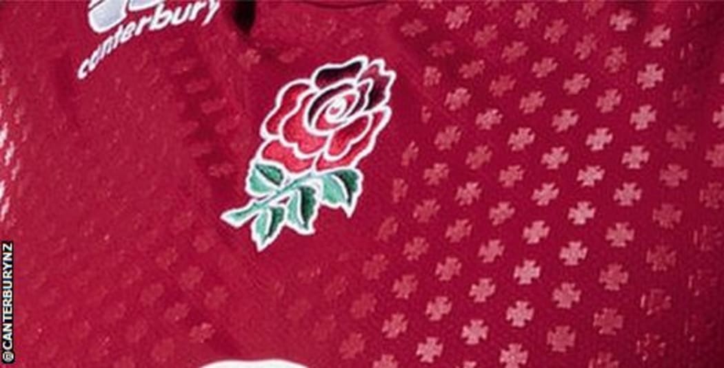 England rugby jersery with the Victoria Cross