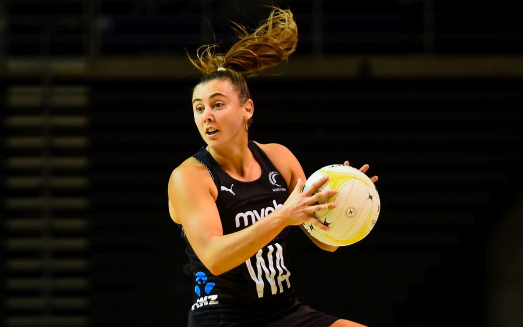 Silver Ferns mid-courter Gina Crampton.