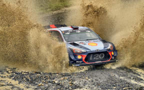 Thierry Neuville in the Rally of Australia