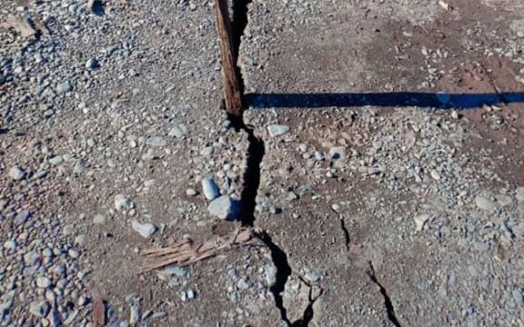 Damage from the PNG quake