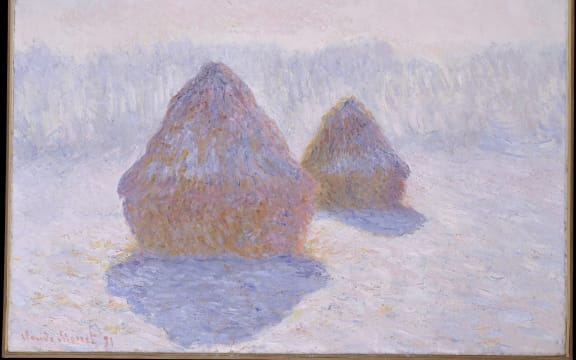Monet: Haystacks (Effect of Snow and Sun) 1891