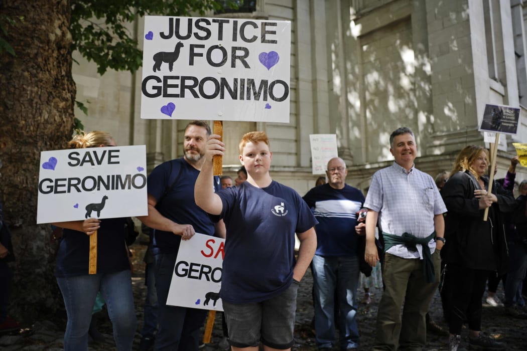 The fight to save Geronimo has found a wellspring of support. Tens of thousands have signed a petition, and protestors gathered outside the DEFR in London on 9 August.