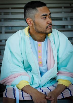 Samoan designer Ina Malama's Unfiltered Man collection (displayed on model) is set to be showcased at major international fashion shows.