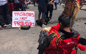 The protest at Mauna Kea has been on-going for the past week.
